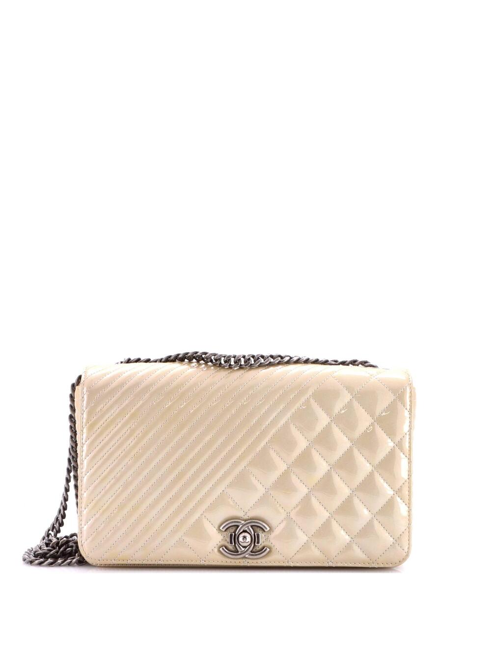 Chanel Coco Boy Flap Bag Quilted Patent #357186C28B